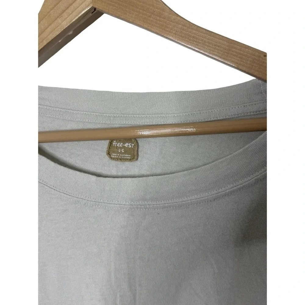 Free People T Shirt Essential Extreme Tee Mini Dress beige Size Large